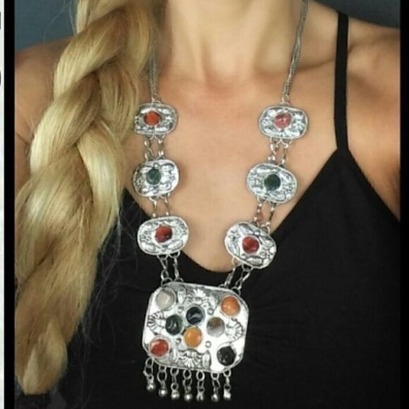 BOHEMIAN INSPIRED NECKLACE - Picture 1 of 4